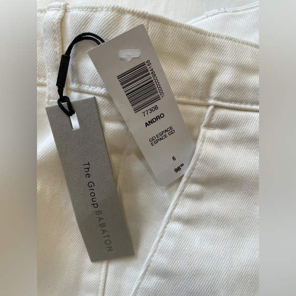 Aritzia Andro pants in size 6/White colour - Picture 2 of 6